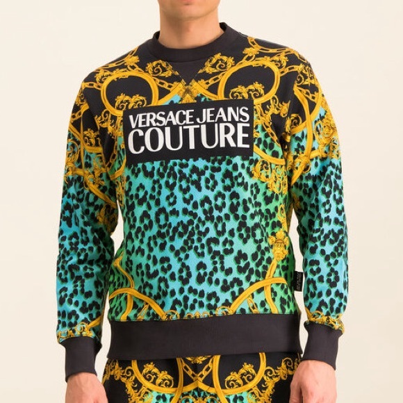 Versace Other - Versace Couture Men's Leo Baroque Crewneck Sweatshirt
